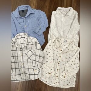 Boys Zara, Baby Gap & Old Navy Button Up Shirts Lot Size 3t